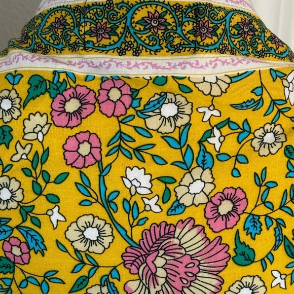 ANTHROPOLOGIE Floral Cocoon Kimono OS One Size Top Resort Casual Beach Vacation - Picture 11 of 11